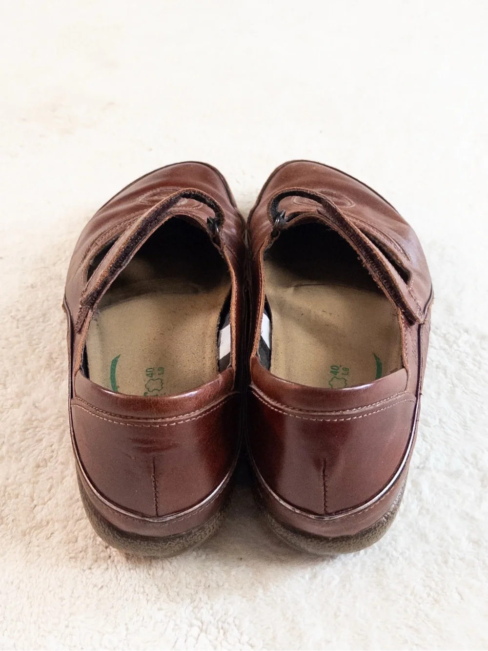 Naot Brown Leather Mary Jane Shoes Women’s Size 40 US 9/9.5 Comfort Flats